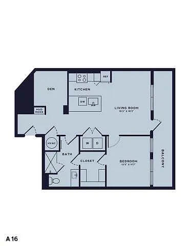 Floor plan A16