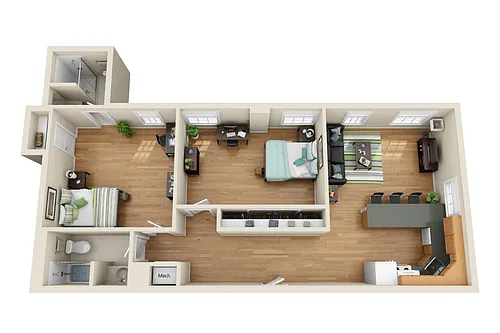 Floor plan CPT-2TA