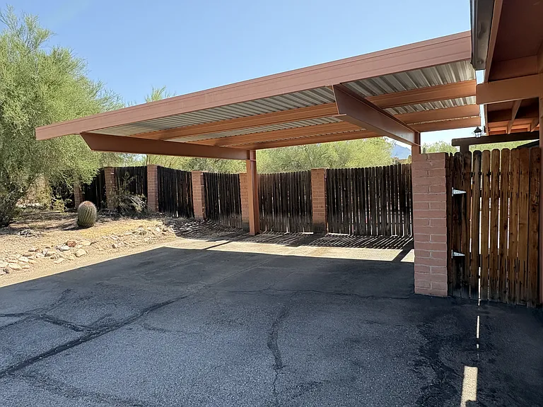 Huge steel carport