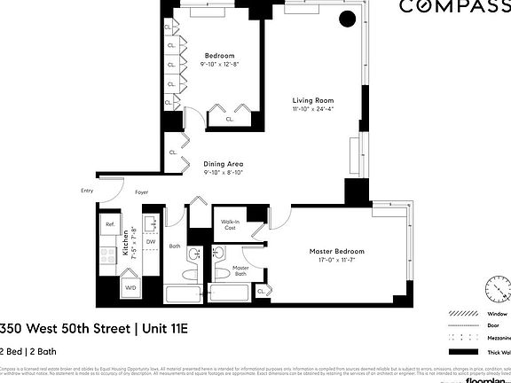 2nd image of 350 W 50th St APT 11E