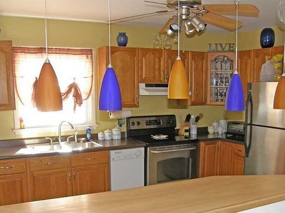 Another View of Kitchen - open to the Living Room