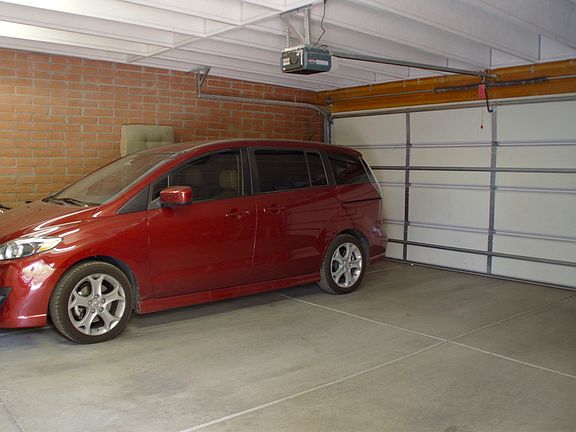 Large 2-car garage