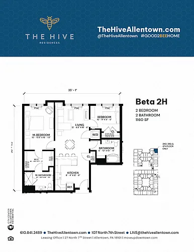 Floor plan Beta 2H