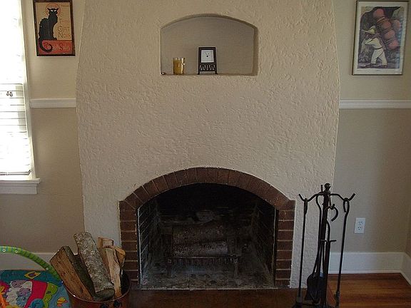 Lovely Arched Fireplace