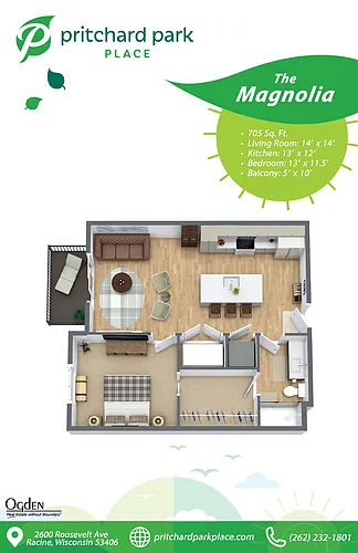 Floor plan The Magnolia