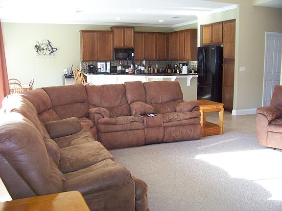 Family Room looking back to Kitchen