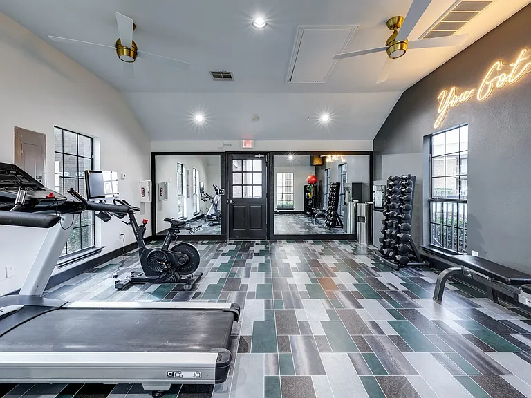 Newly Renovated Fitness Center with Cardio and Free Weights