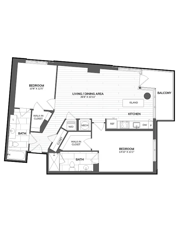 Floor plan 2 Bed/2 Bath-04