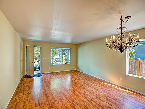 Entryway into living/dining room
