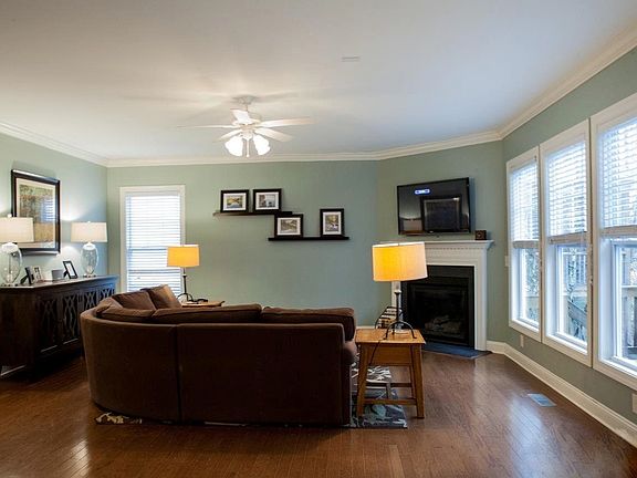 Light filled family room