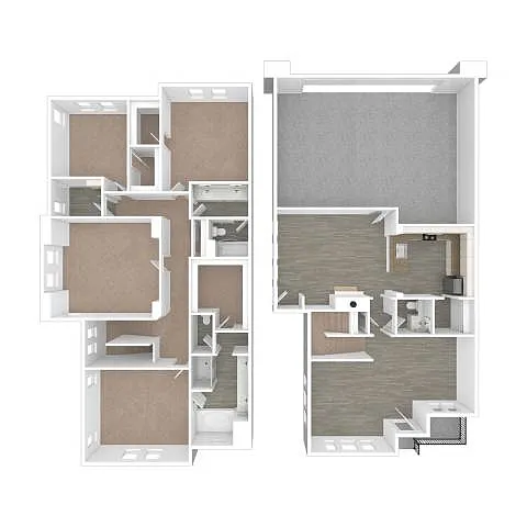Floor plan Salerno - Townhome