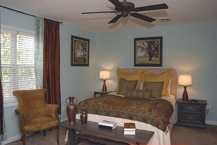 Professionally-decorated Master Bedroom