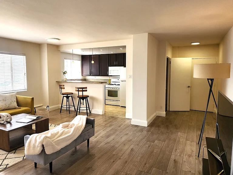 401 Living Room and Kitchen