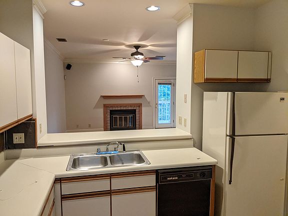 kitchen with bar seating