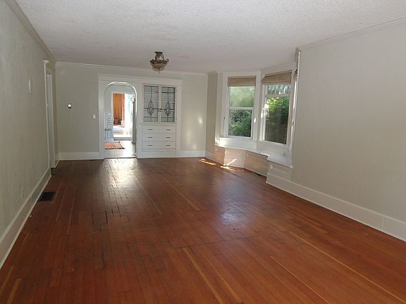 Living room with built-ins