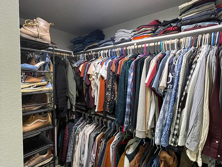 Primary closet upper level