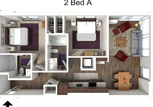 Two Bedroom A Two Bedroom A