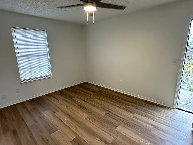 Bedroom with half bath