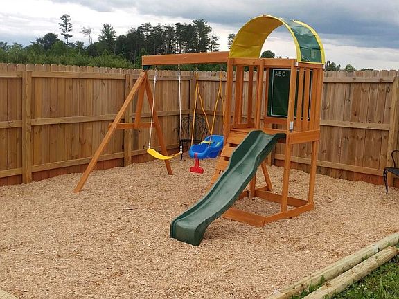 New Playground in back yard
