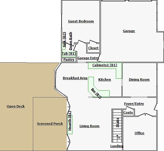 Main Level Floor Plan
