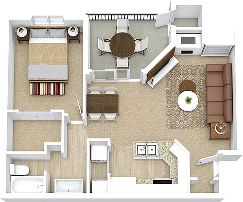 Floor plan The 750