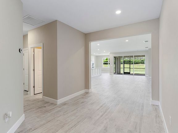 Entryway leading to the gathering room and extended dining room