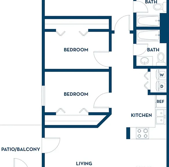 3 Bedroom | 2 Bath | 1150 SF 3 Bedroom | 2 Bath | 1150 SF