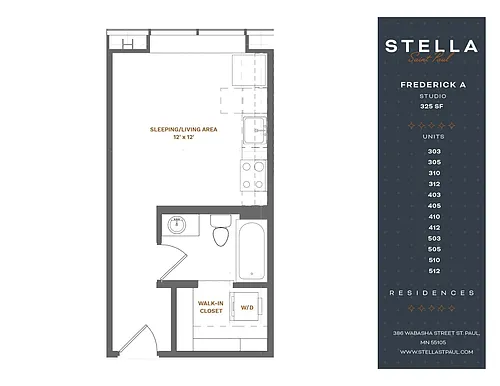 Floor plan Frederick