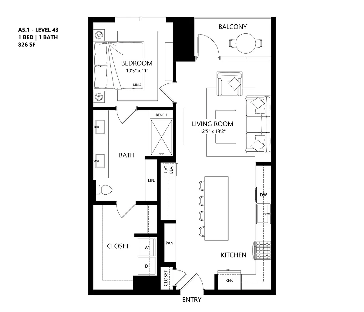 Floor plan A51