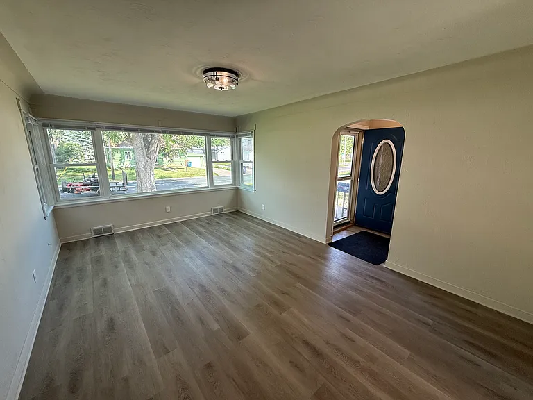 Living room and entry