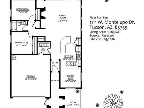 5th image of 1111 W Montelupo Dr