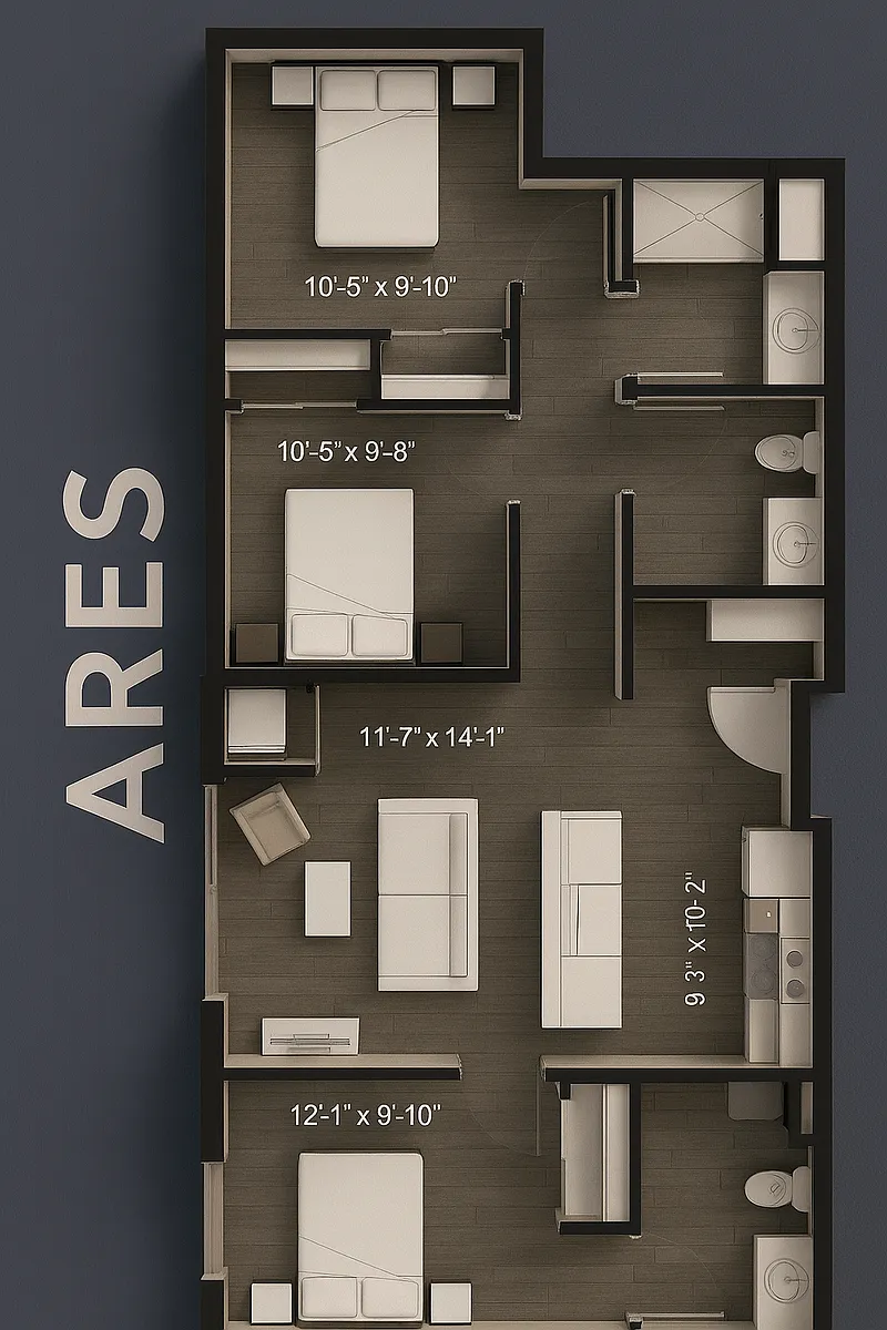 Floor plan Ares