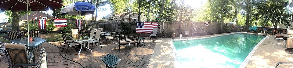 Back yard. 