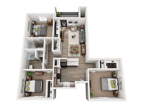 Floor plan The Lewis & Clark