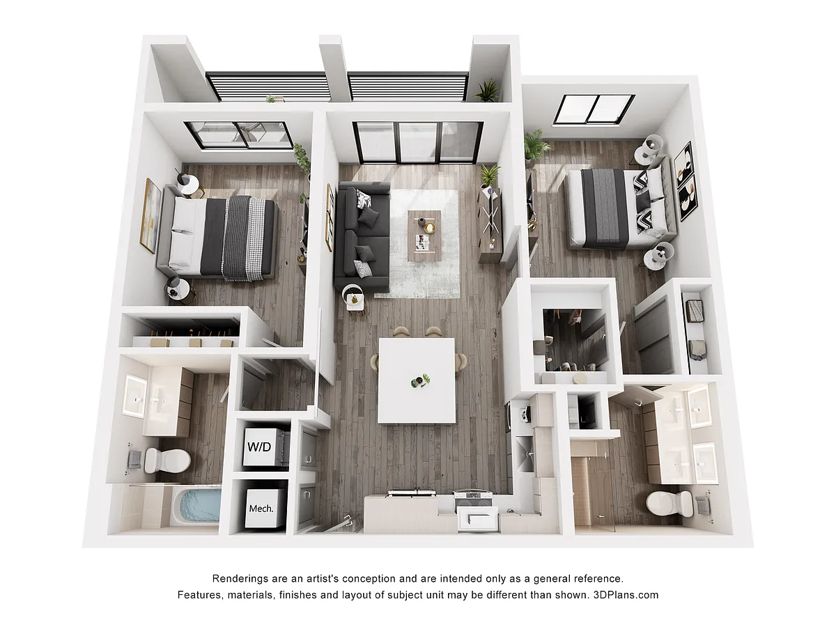 Floor plan B2A