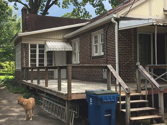 Big deck with access from kitchen and sunroom