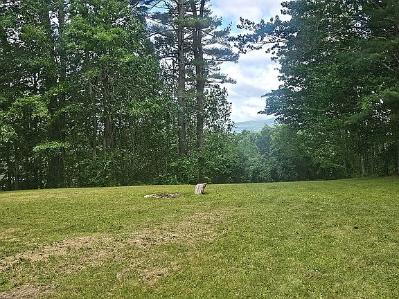 Large grassy backyard 