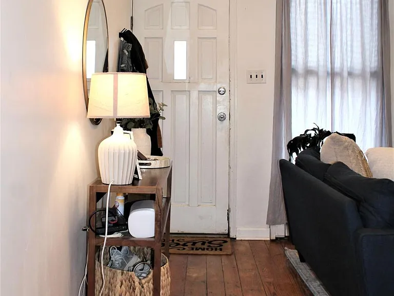 Living room facing front door