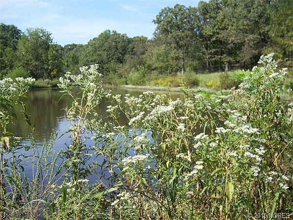 Private pond on the property