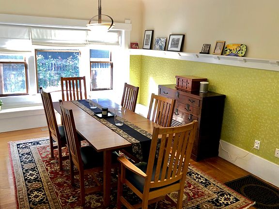 Dining room comfortably seats up to 12