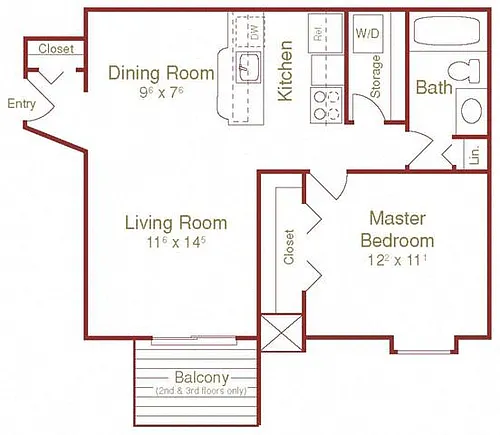 Floor plan Maple Upper