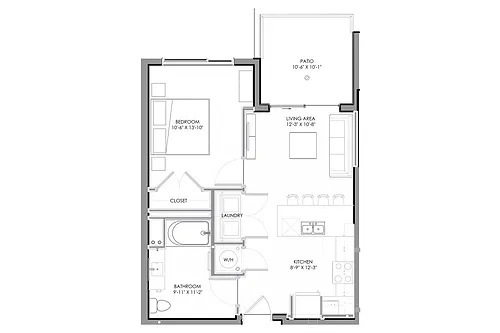 Floor plan Smithsonite-Type A