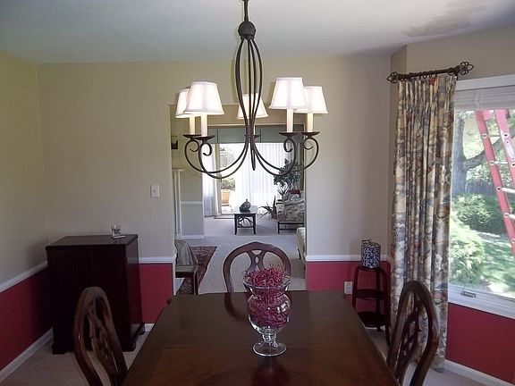 Formal Dining Room with View