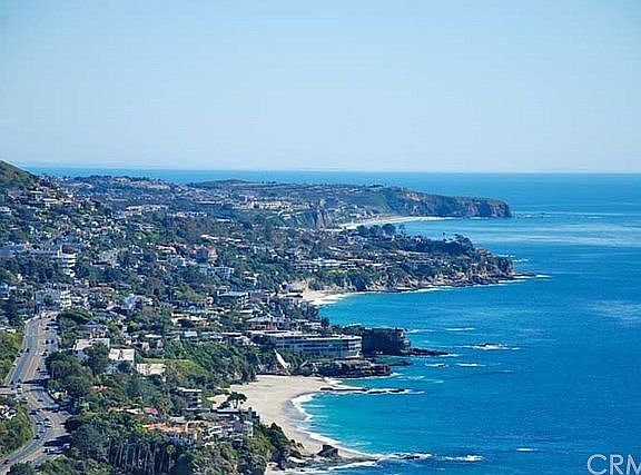 Aerial View of beautiful South Laguna Coastline