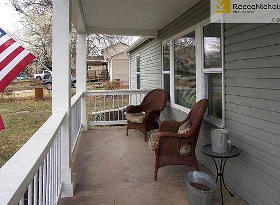 Relax and enjoy the view on the covered front porch