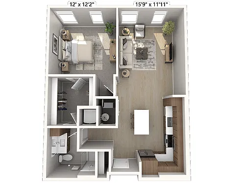 Floor plan A13