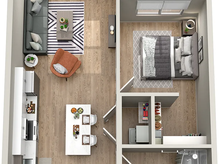 1 Bedroom 1 Bedroom
