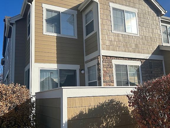 West side facing view of condo.