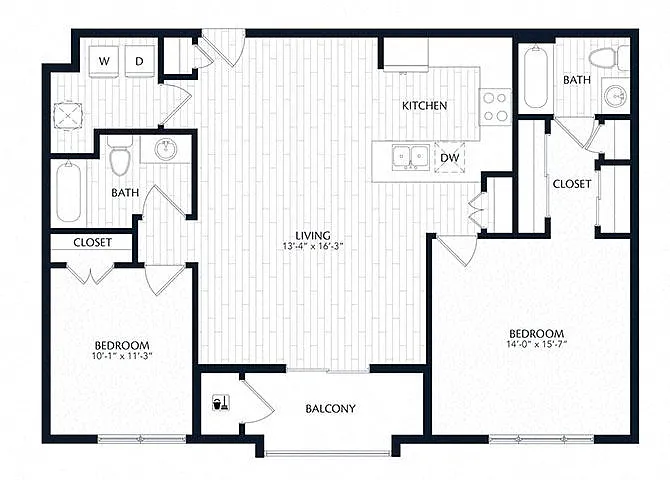 Floor plan Chesapeake