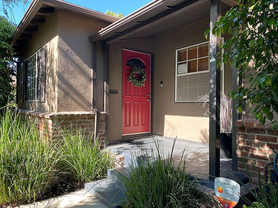 Front door and porch